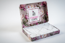 Laden Sie das Bild in den Galerie-Viewer, Marble white & Marble black Geschirrtücher (2er Set)