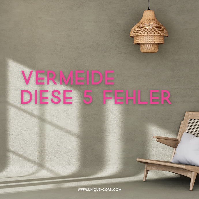 5 Dekorationsfehler, die du vermeiden solltest